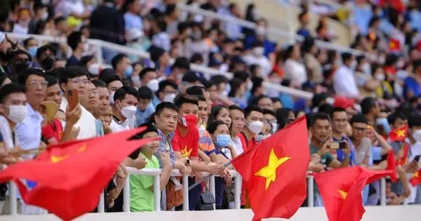 119+ ảnh cổ động viên sân mỹ đình cực sôi động 21