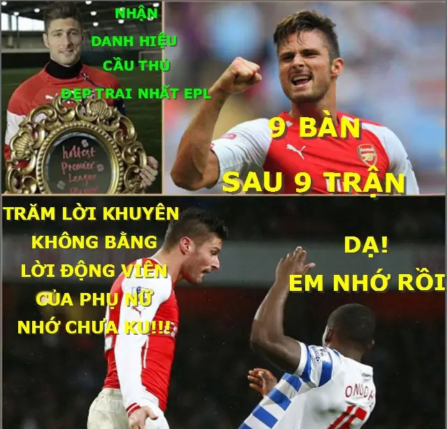 ảnh chế Olivier Giroud 14
