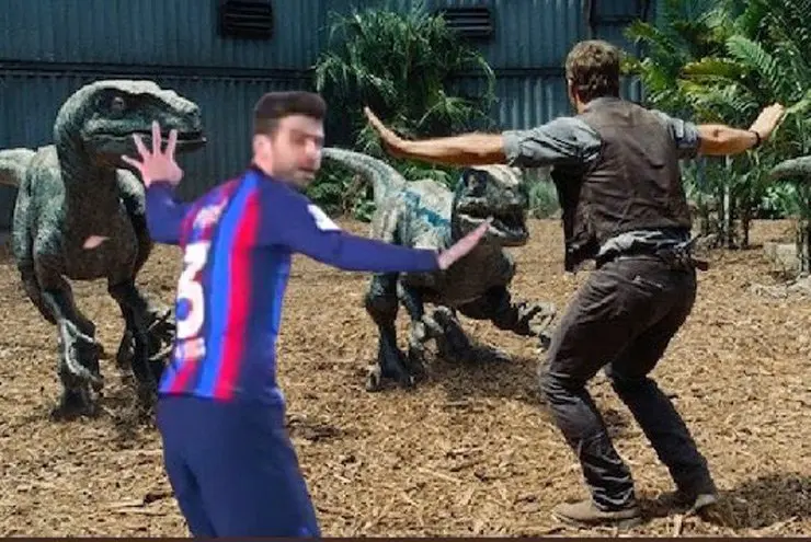 ảnh chế Gerard Piqué 2