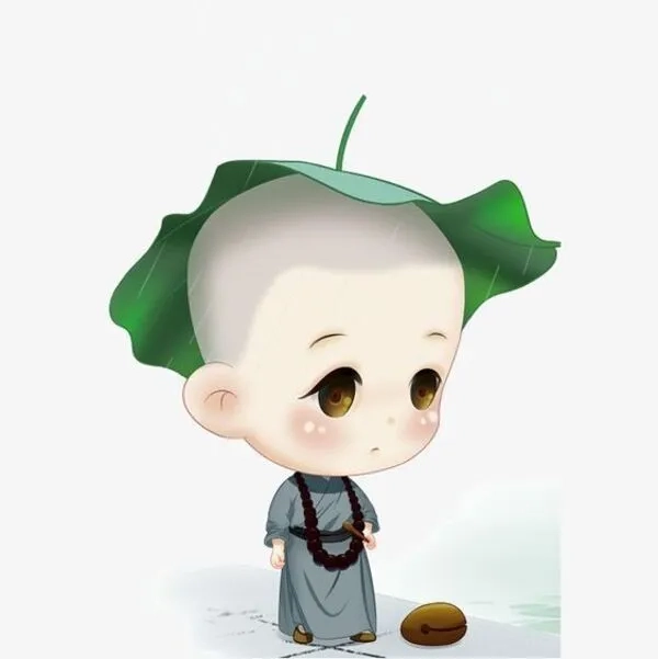 Hình ảnh chú tiểu truyền tải năng lượng tích cực