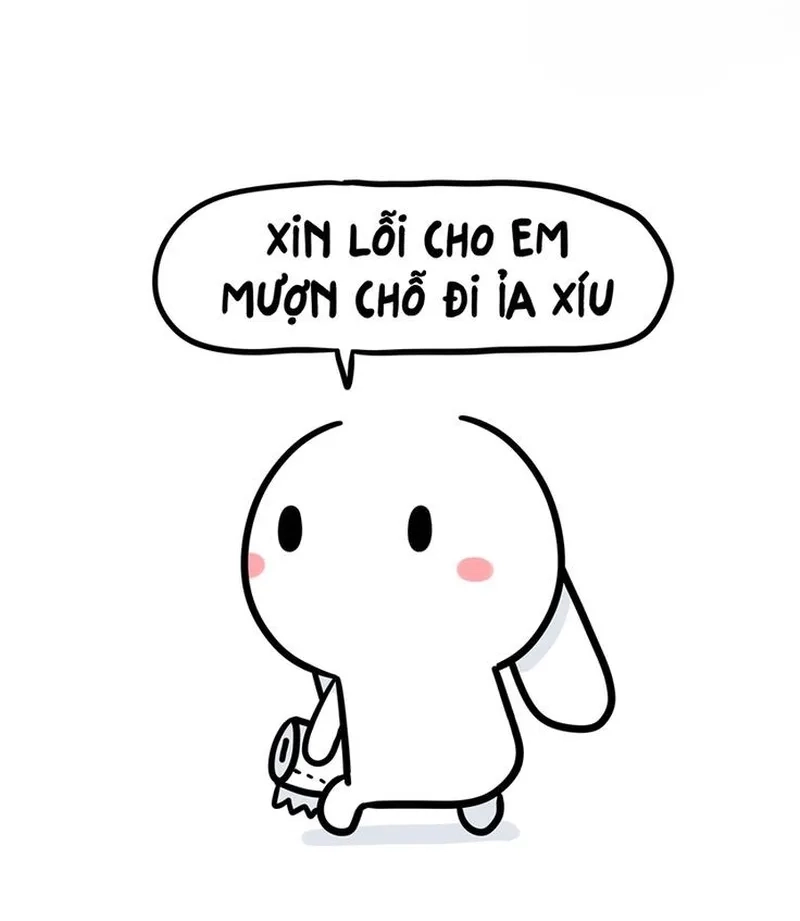 Meme con thỏ hồng vui nhộn, khiến ai cũng bật cười.