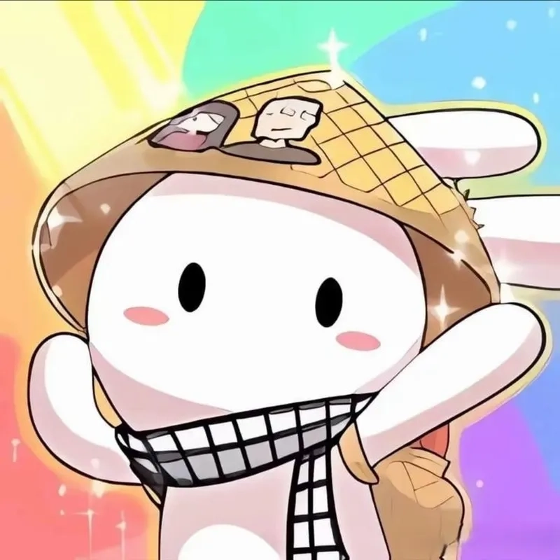 Meme con thỏ đáng yêu, tạo sự thích thú cho mọi người.