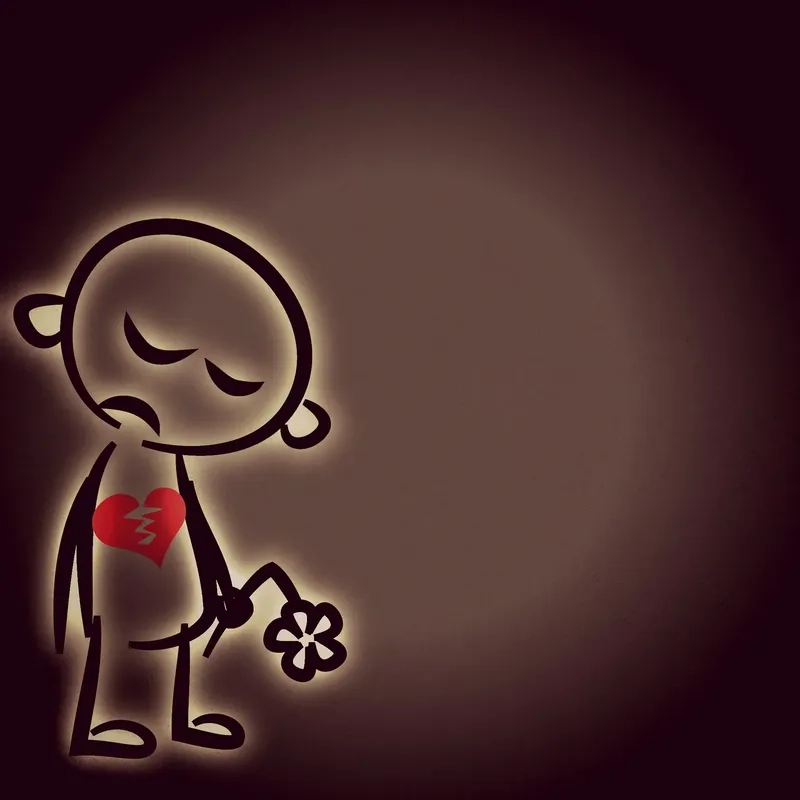 Màu đen thể hiện sự cô đơn hình nền đen thất tình