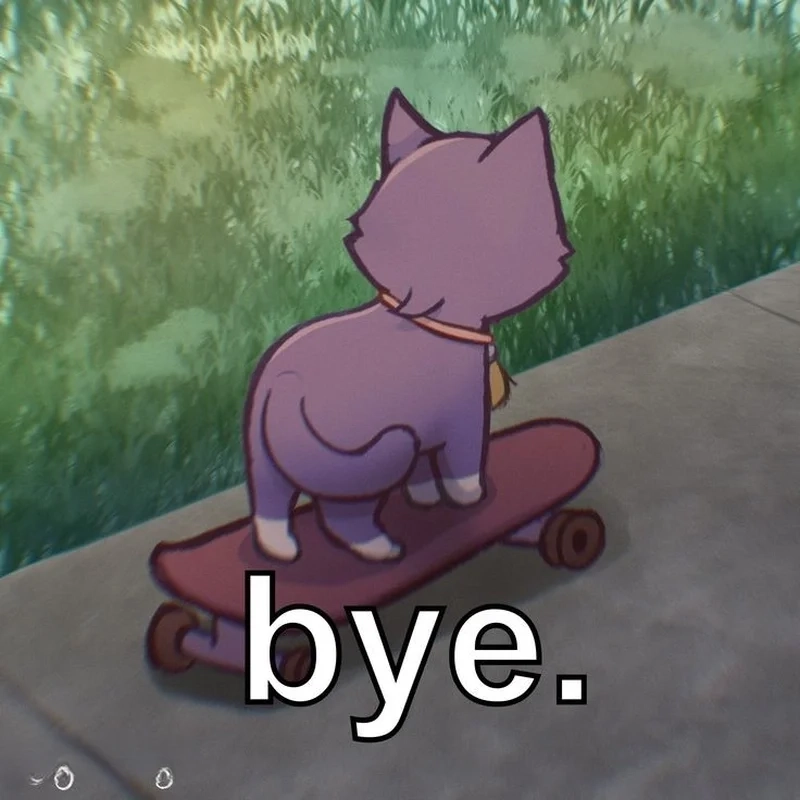 Mewing meme bye bye sẽ khiến bạn bật cười với sự chia tay ngộ nghĩnh.