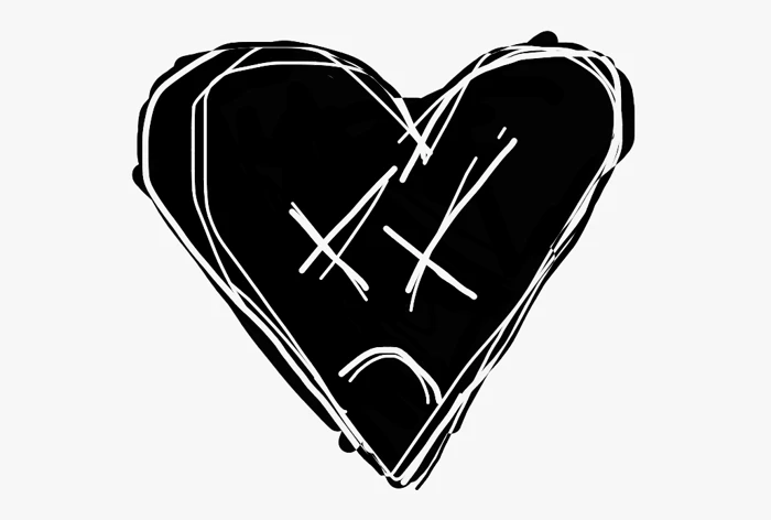 Bộ sưu tập hình trái tim nhỏ nền đen độc đáo và cuốn hút