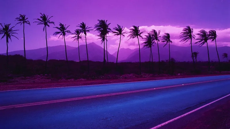 Hình nền màu hồng tím lãng mạn cho điện thoại của bạn