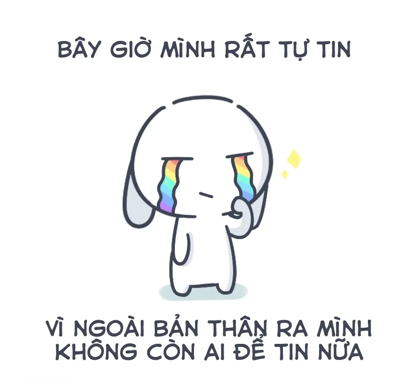 Meme thỏ snowball ngộ nghĩnh, làm bạn bật cười ngay lập tức.