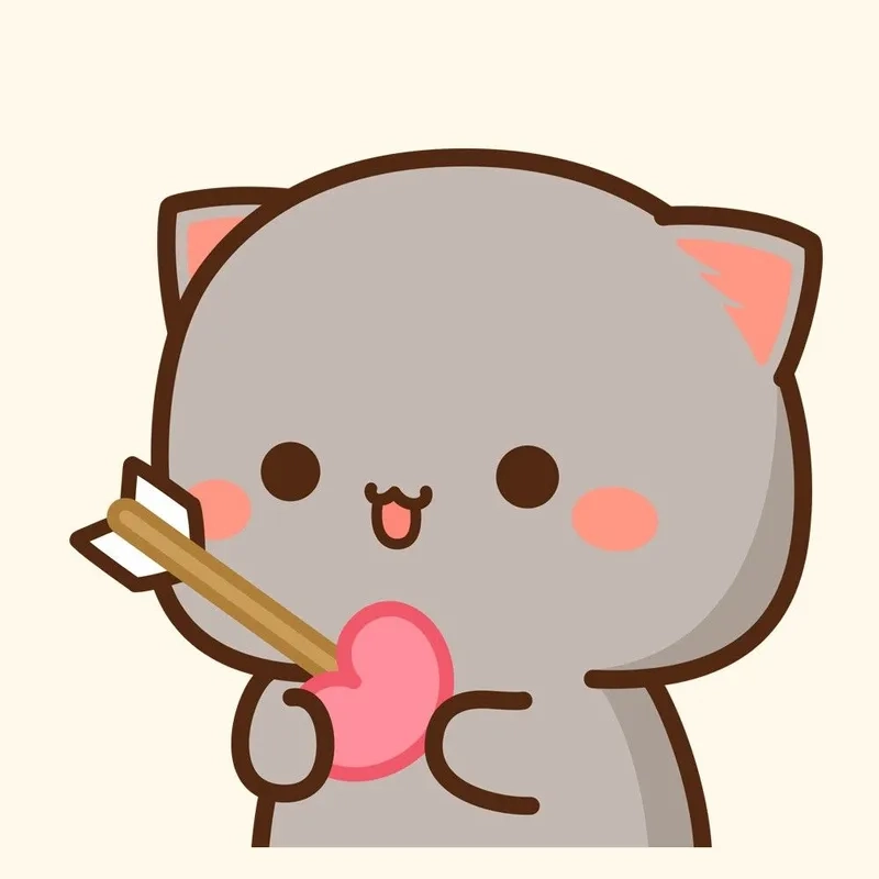 Hình trái tim meme mang lại sự dễ thương và ngọt ngào qua từng biểu cảm.