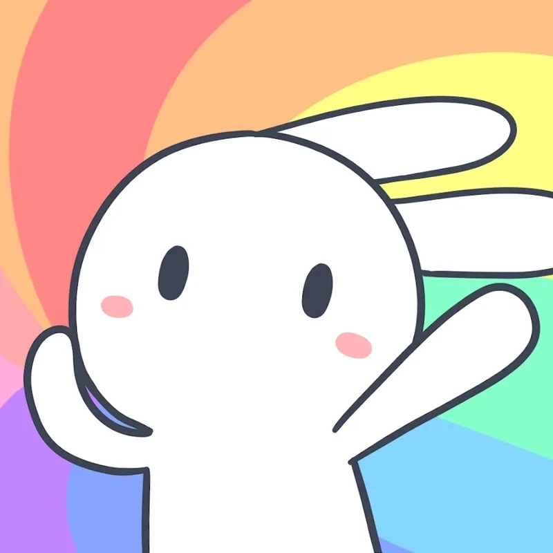 Meme đeo kính răng thỏ độc đáo, làm sáng bừng màn hình.