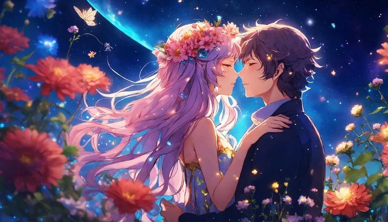 Hình anime cặp đôi ngầu đầy cá tính và phong cách