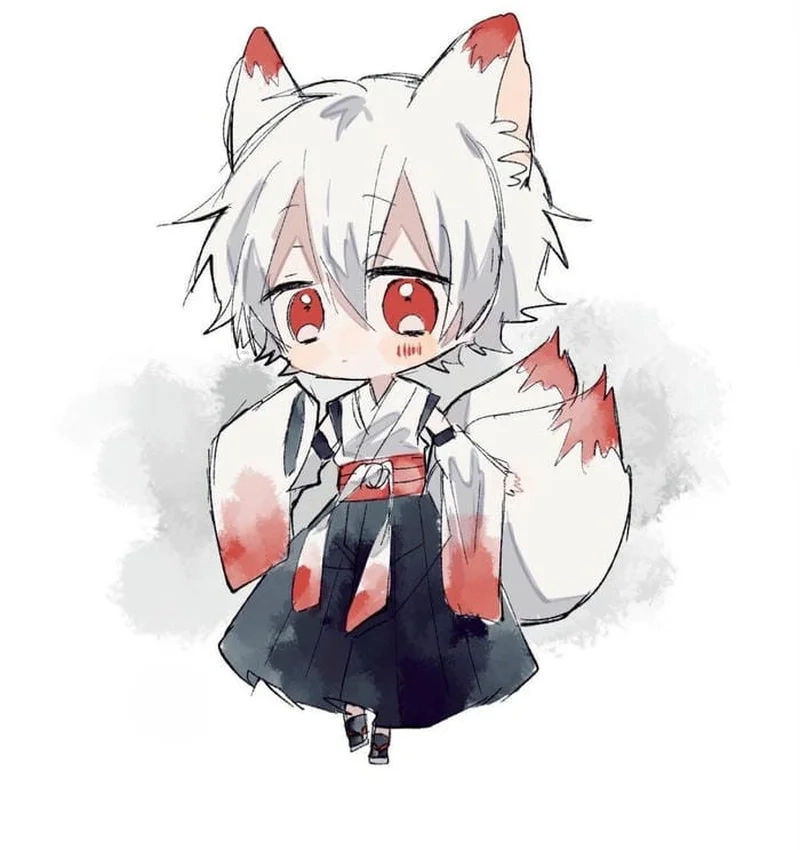 Anime cute chibi với đôi mắt long lanh đáng yêu