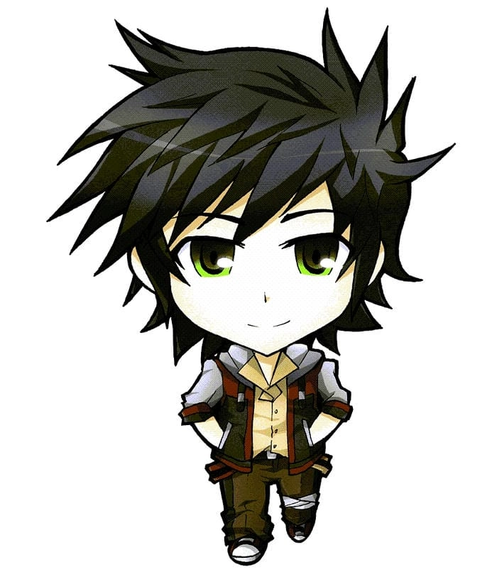 Hình anime cute chibi với tạo hình siêu đáng yêu