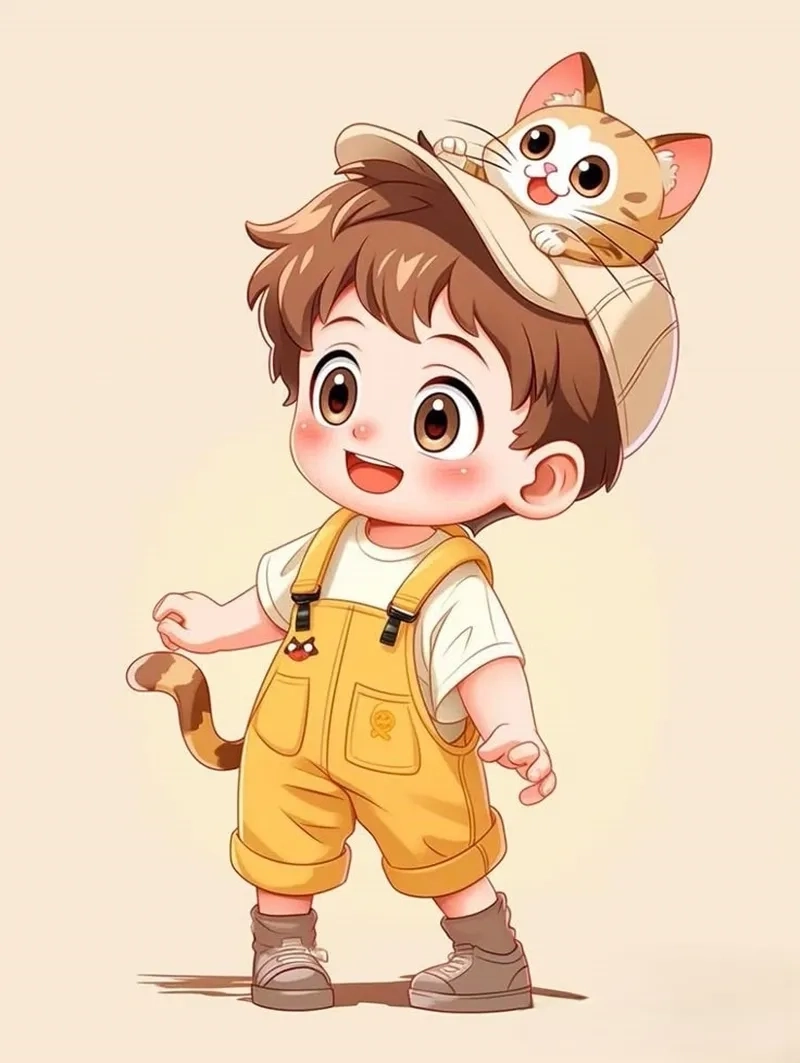 Nam chibi cute với phong cách dễ thương độc đáo