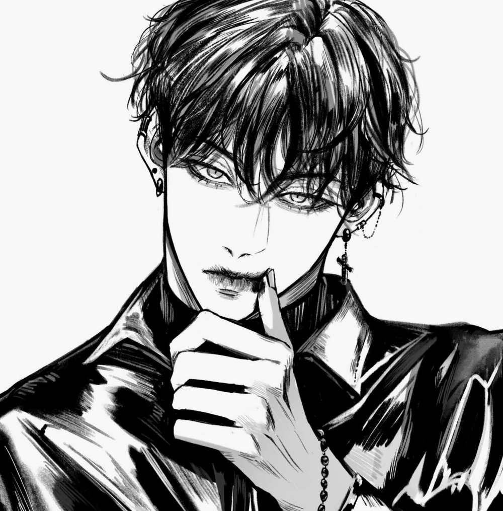 Ảnh nam trắng đen toát lên vẻ lạnh lùng quyến rũ