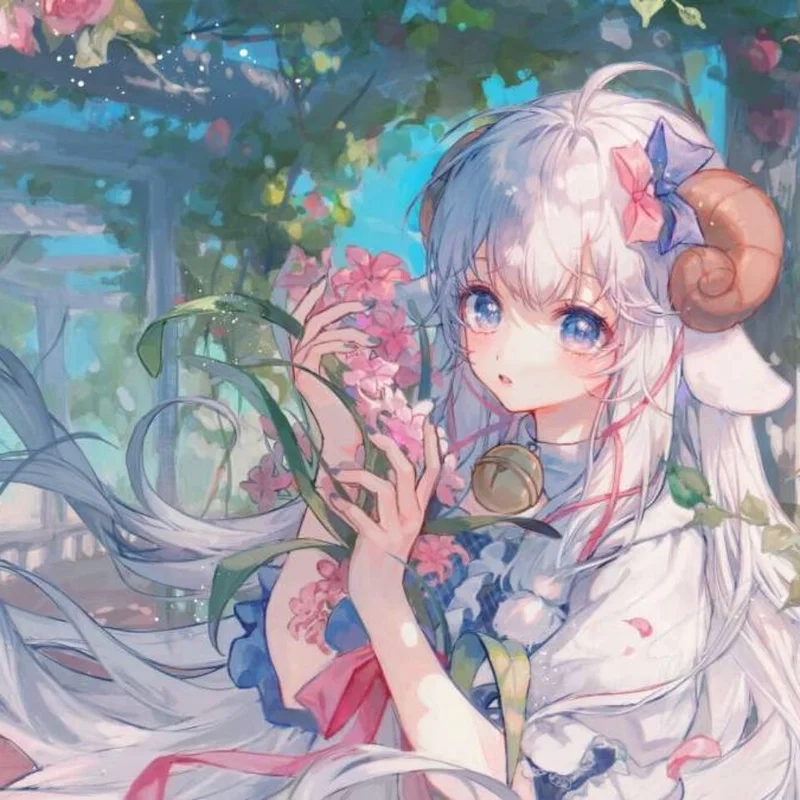 Hình ảnh anime cute nữ đầy nét ngây thơ đáng yêu