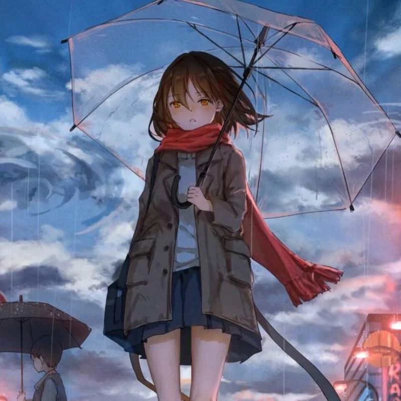 Ảnh anime nữ cute ngầu với phong thái mạnh mẽ cá tính