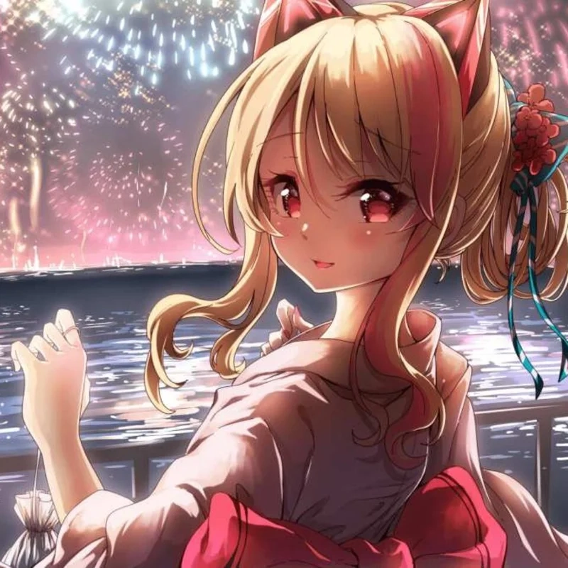 Anime nữ cute dễ thương như một thiên thần nhỏ đáng yêu