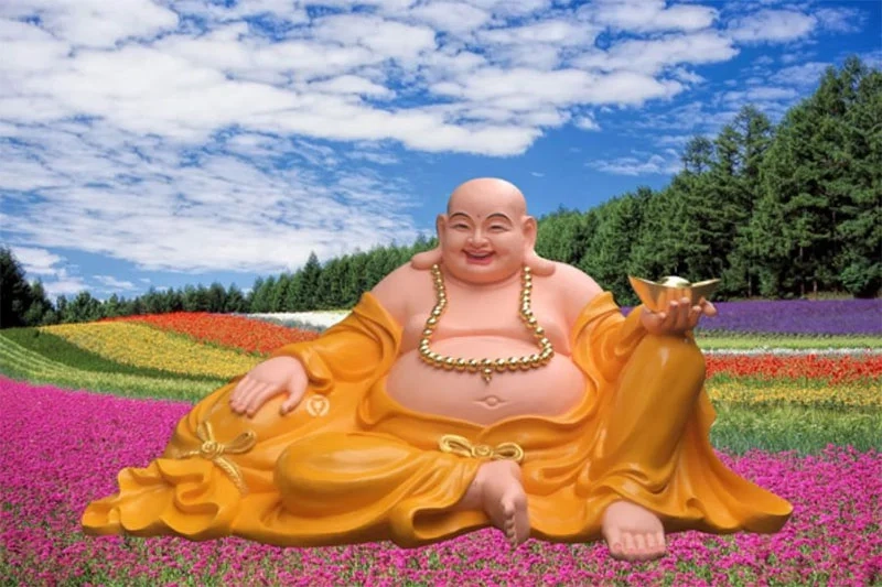 Hình ảnh Đức Phật Di Lặc toát lên vẻ đẹp của sự từ bi, hỷ xả