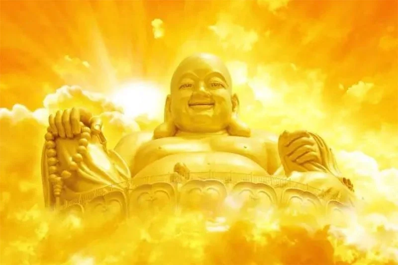Hình ảnh tượng Phật Di Lặc mang đến nguồn năng lượng tích cực