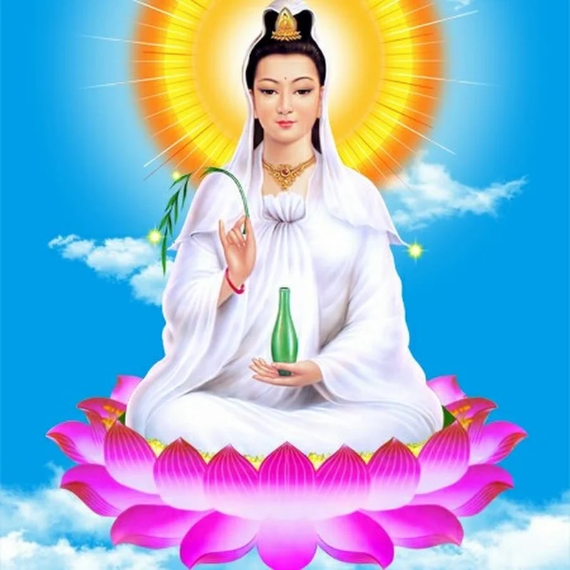 Ảnh Phật Bà Quan Âm đẹp, vẻ đẹp dịu dàng và từ ái