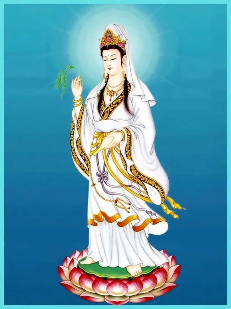 Ảnh Phật Quan Âm đẹp nhất, sự an lành trong từng ánh nhìn