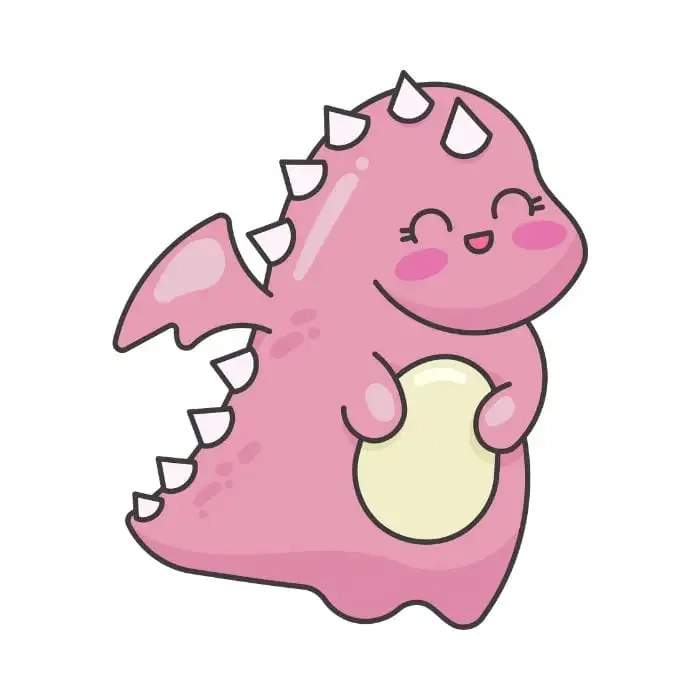 Rồng con chibi cute, ngộ nghĩnh và đáng yêu vô cùng