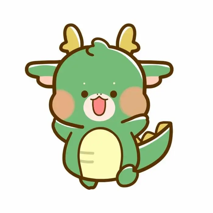 Rồng chibi cute, sự kết hợp hoàn hảo giữa dễ thương và mạnh mẽ