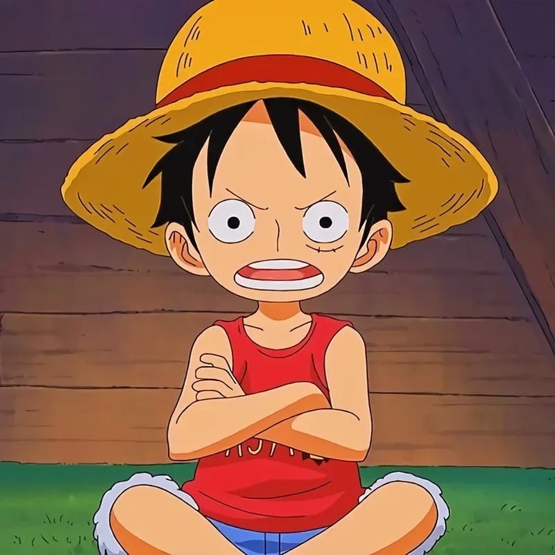 Avatar Luffy cute dễ thương nhưng đầy cá tính