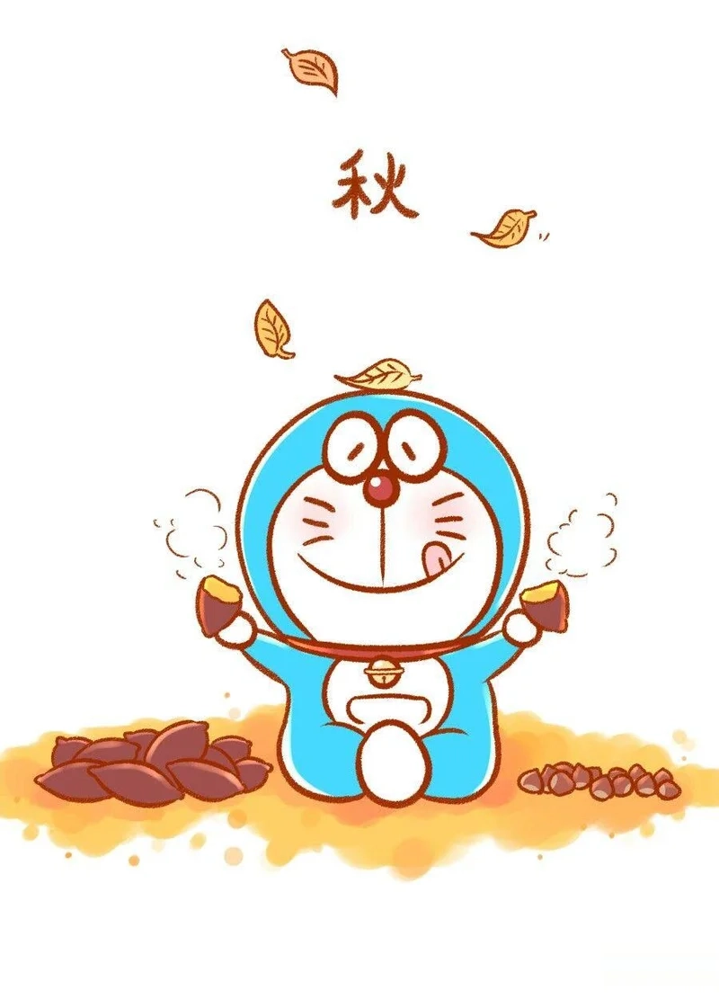 Chibi Doremon cute mang đến cảm giác vui tươi