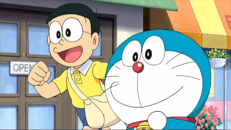 Cute Nobita Doraemon mang đến tuổi thơ vui vẻ