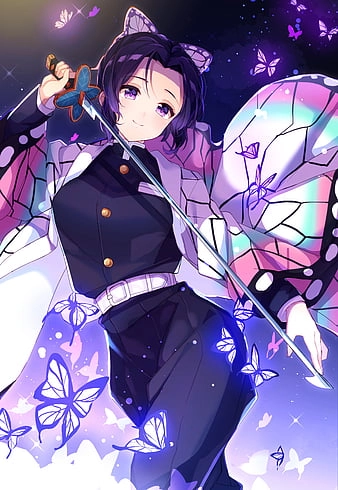 Shinobu Kochou fanart kiêu sa và đầy bí ẩn