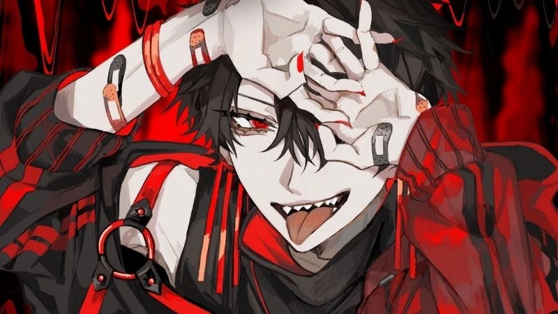 Anime nam ngầu thể hiện phong cách mạnh mẽ