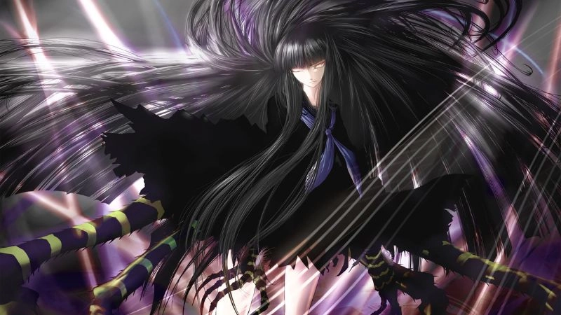 Hình nền đẹp cute ngầu nữ kết hợp đáng yêu và mạnh mẽ