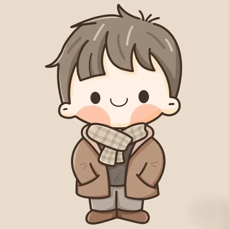 Ảnh nam chibi tạo điểm nhấn dễ thương cho mọi không gian