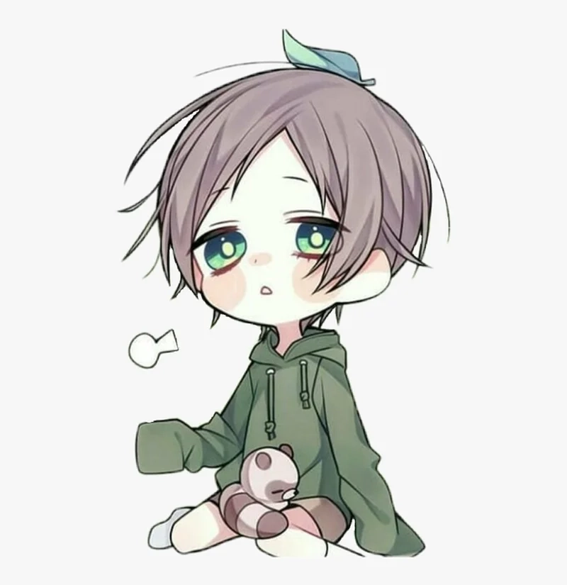 Ảnh chibi nam cute, phong cách nhẹ nhàng, dễ mến