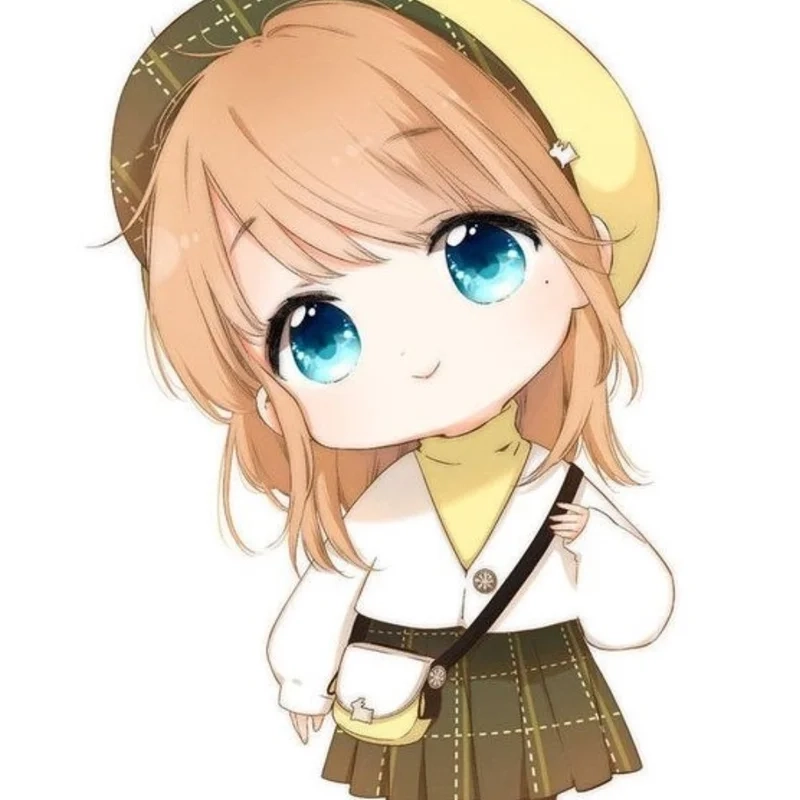 Hình cute chibi nữ với phong cách dễ thương tuyệt vời