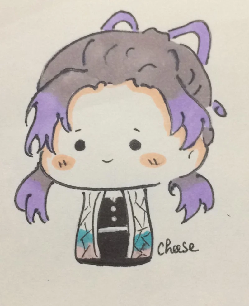 Anime chibi cute Shinobu chibi đầy cuốn hút