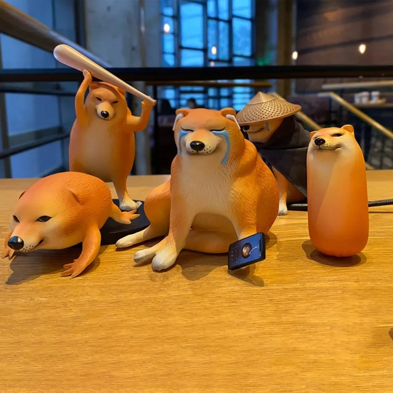 Cheems meme cầm súng đầy mạnh mẽ và thú vị