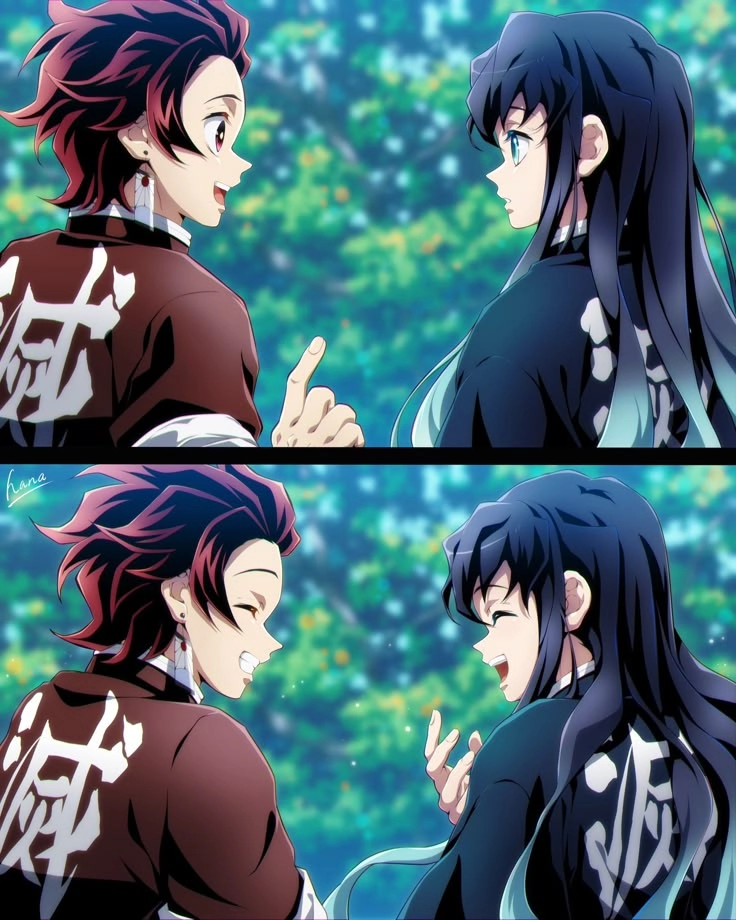 Tanjiro x Muichirou kết hợp sức mạnh đáng kinh ngạc