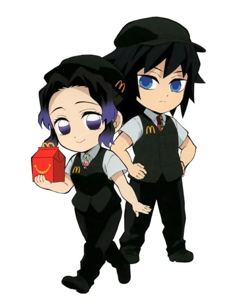 Hình Shinobu và Tomioka đầy lãng mạn và cuốn hút