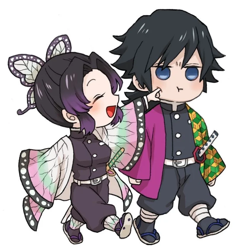 Kochou Shinobu và Tomioka sự kết hợp đầy duyên dáng