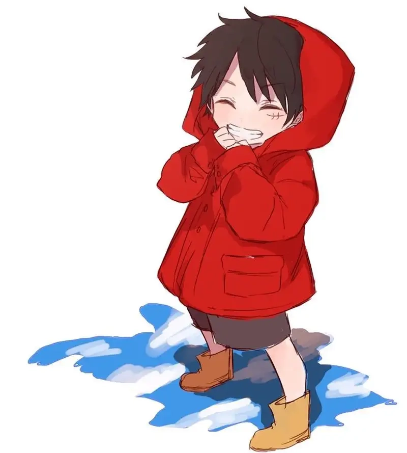 Vẽ Luffy chibi đơn giản chỉ với vài nét cơ bản