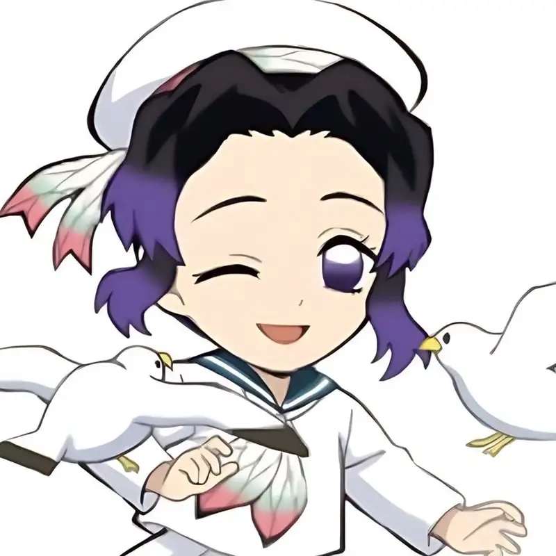 Hình vẽ Shinobu sống động với từng đường nét