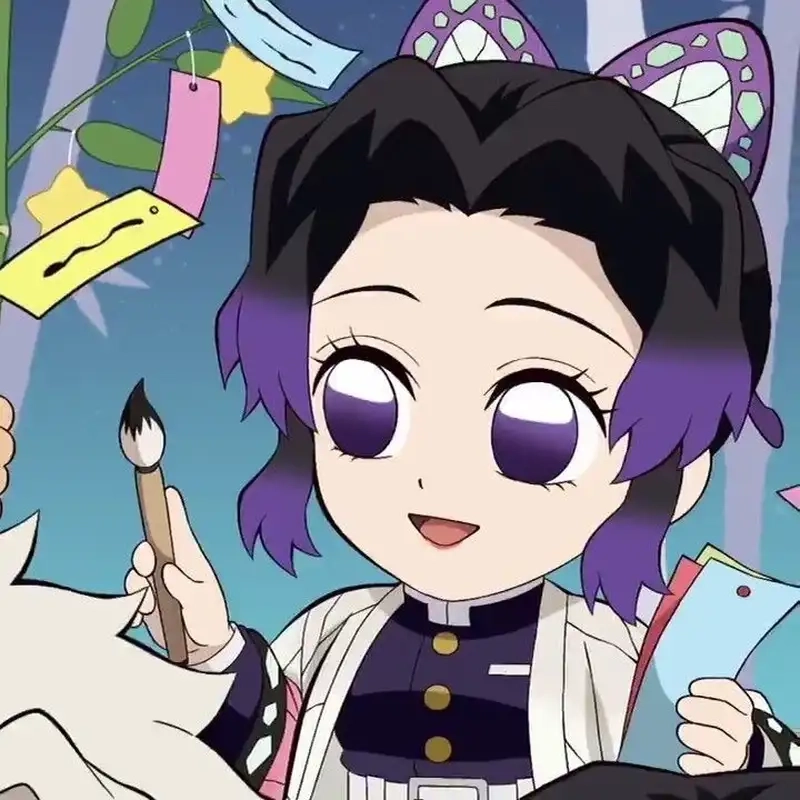 Vẽ Shinobu Kochou đầy ấn tượng và mềm mại