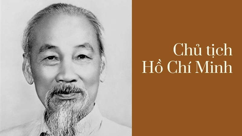 Chân dung Chủ tịch Hồ Chí Minh vĩ đại 