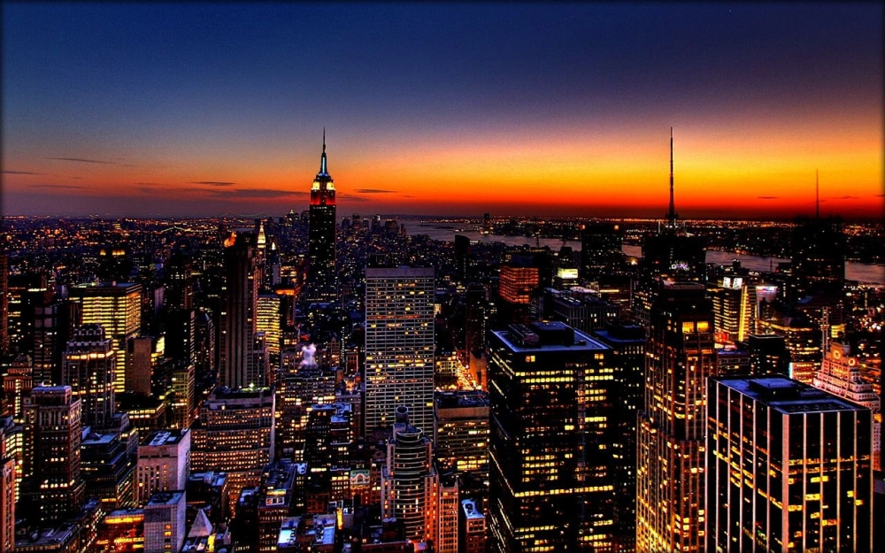 Phong cảnh thành phố đẹp mang cảm xúc tích cực