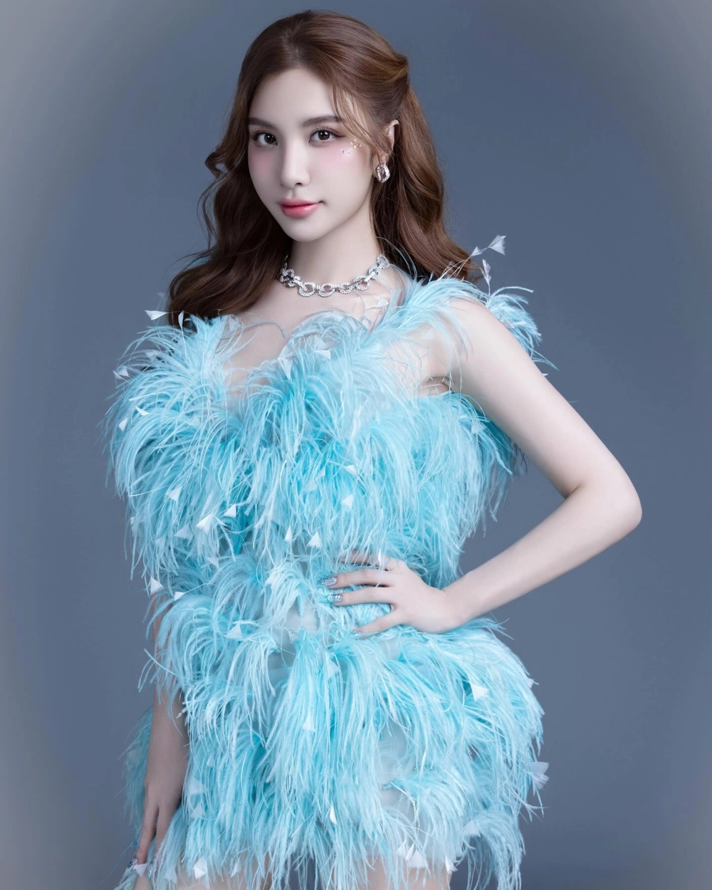 Gái Hàn cute dễ thương với nụ cười trong sáng