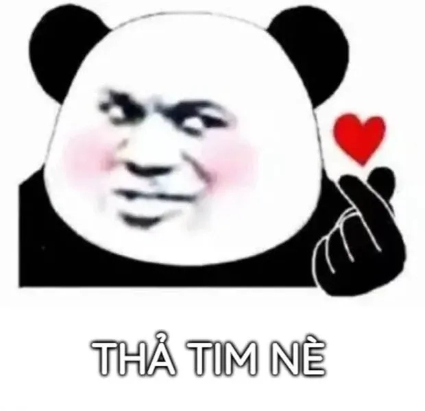 Meme thả tim dùng comment nhìn là muốn tim