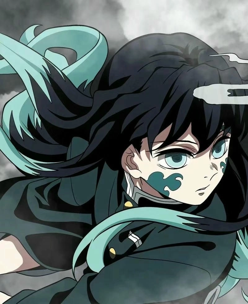 Chibi muichiro tạo hình đáng yêu nhẹ nhàng