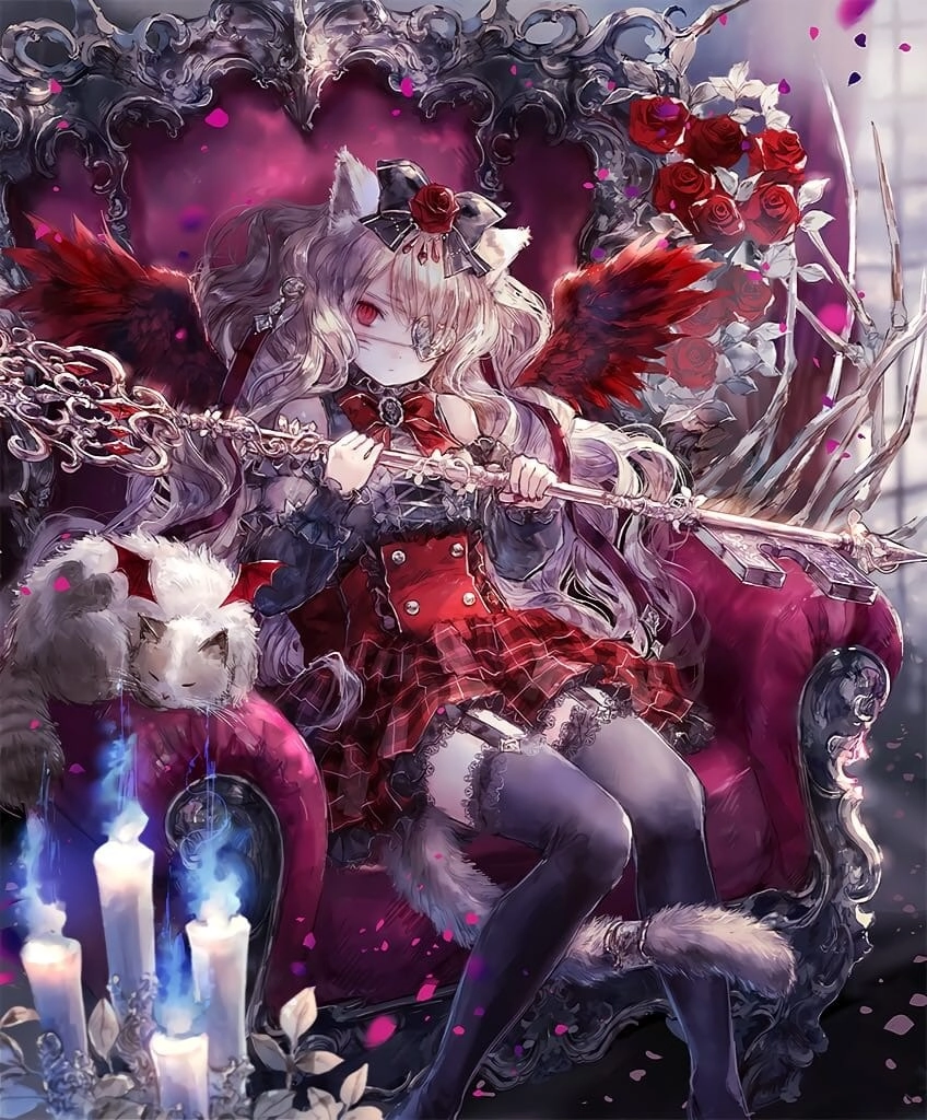 Avatar ác quỷ anime ngầu thể hiện cá tính mạnh mẽ.